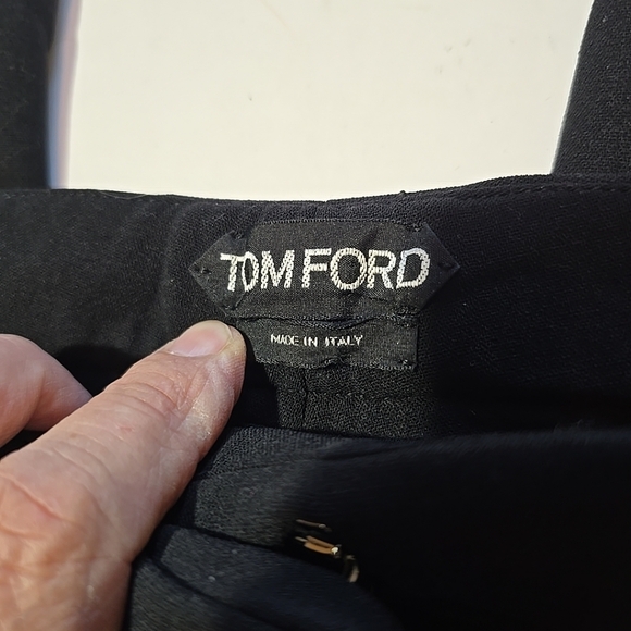Tom Ford Womens Black Trousers Size 40 Made In Italy - Picture 2 of 12